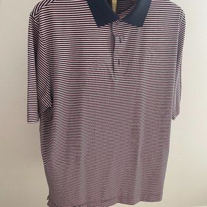 Mens Golf Shirt Footjoy XL Pink/Navy - SALE!